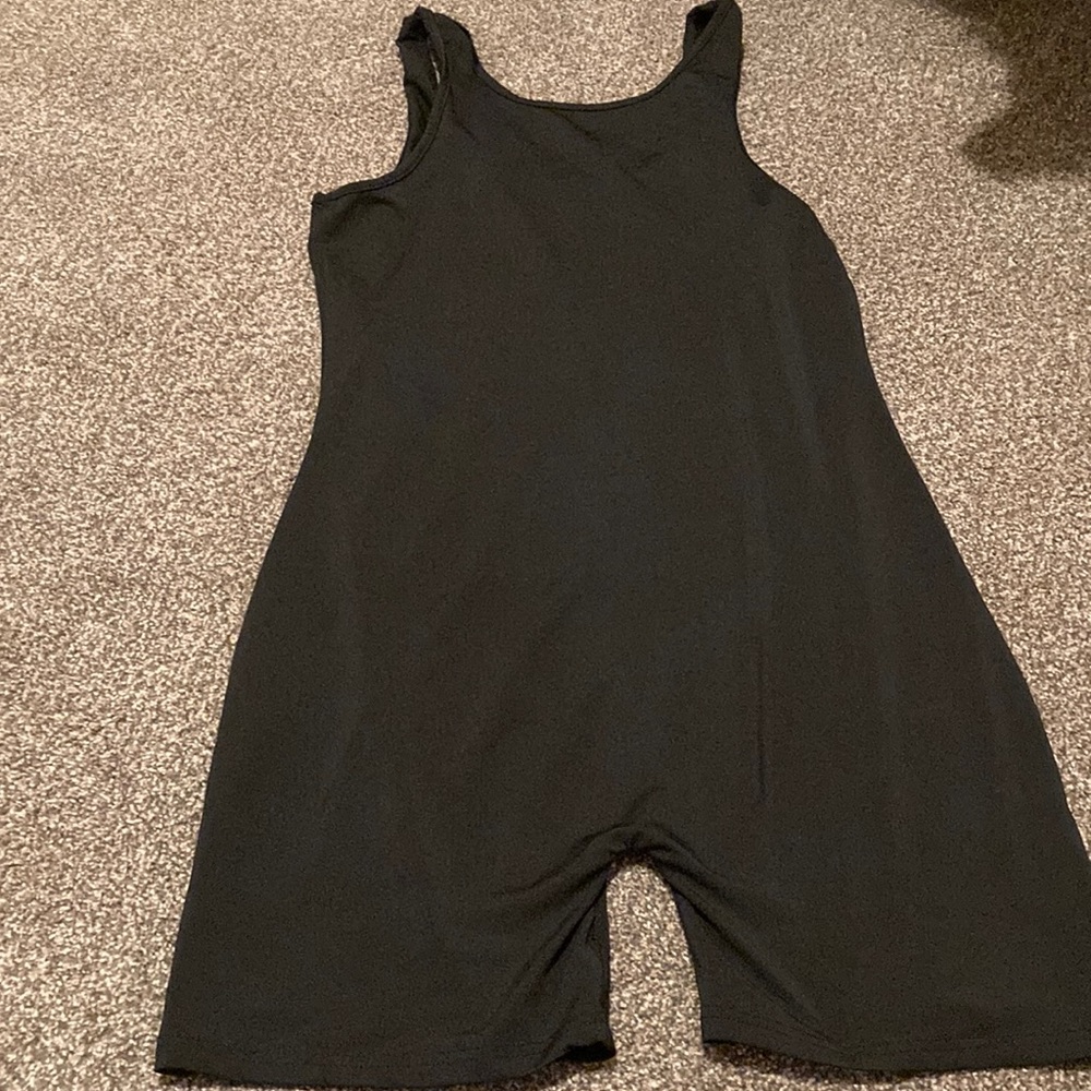 Sleek Black Jumpsuit with Stretchy Fit